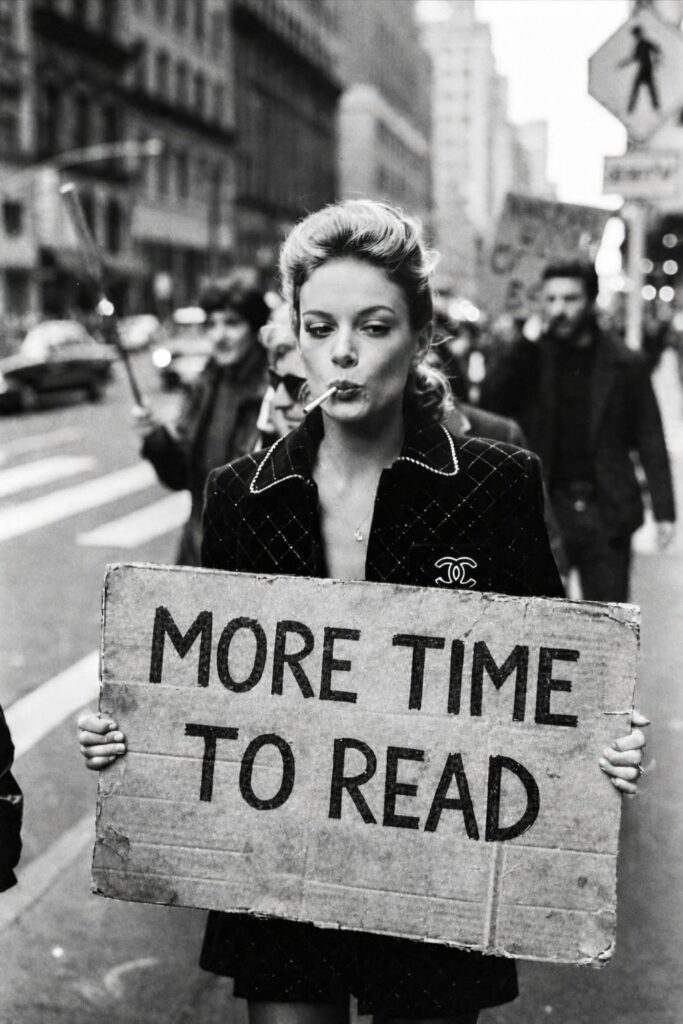 More time to read, to write and to travel.
